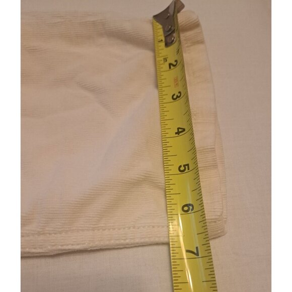 Chicos Chino Pants Womens Cream 1.5 US Size 10 Button Zip Slash Pockets Low Rise - Picture 8 of 8